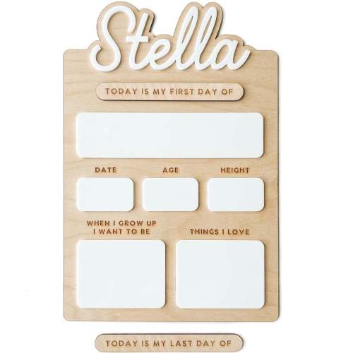 First Day/Last Day of School Sign