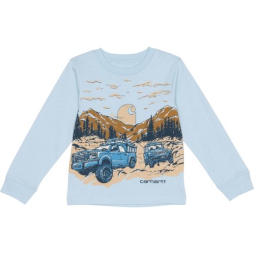 Carhartt Toddler Boys CA6732 Off Road T-Shirt - Long-Sleeve