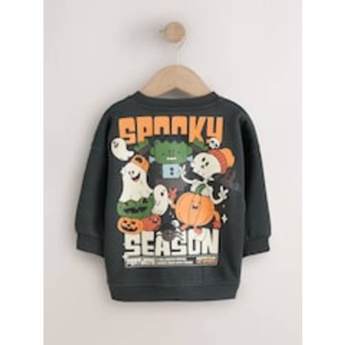 Buy Charcoal Grey All Over Printed Crew Neck Sweat Top (3mths-7yrs) from Next USA