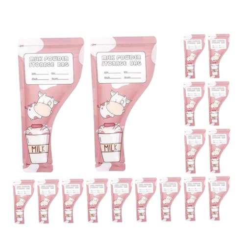 KICHOUSE 30pcs Milk Storage Bags Compact Portable Milk Sealer Disposable Formula Bags Bpa for Outings Travel Daycare