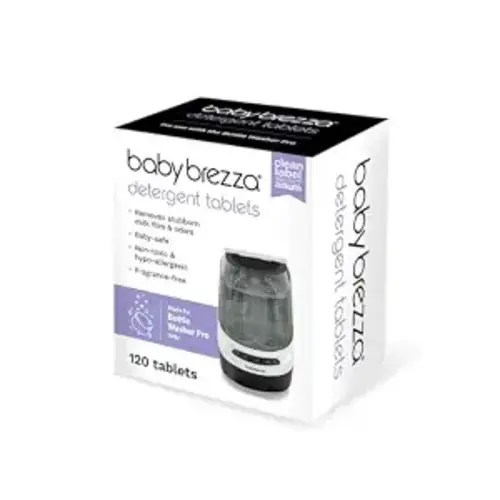 Baby Brezza Detergent Soap Tablets for Bottle Washers, 120 Tablets