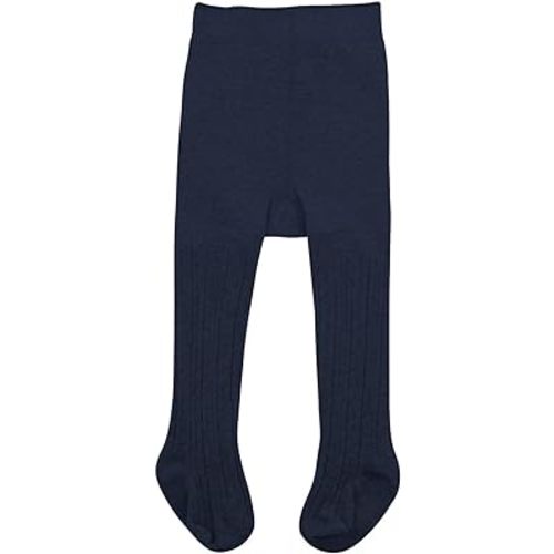 Toddler Tights for Girls - Cotton Cable Knit Stockings Solid Footed Seamless Leggings Easter Outfit 0-12 Years