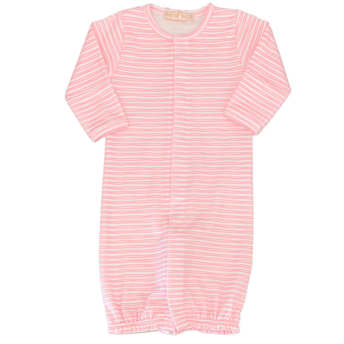 Baby Club Chic Pink Breeze Stripes Converter Gown - Bibs and Kids Boutique