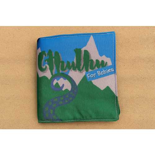 Cthulhu Book For Babies - Handmade Soft Nerdy Baby Book -