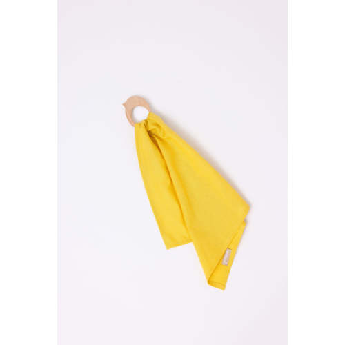 Bananaquit - Linen + Maple Ring Teether – WildBird