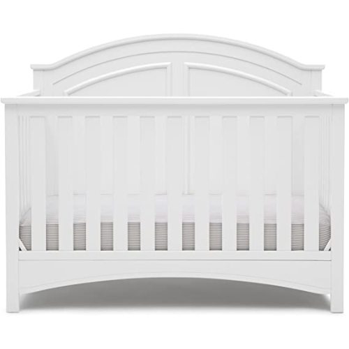Delta Children Perry 6-in-1 Convertible Crib - Greenguard Gold Certified, Moonstruck Grey