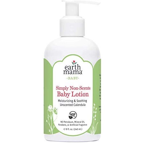 Earth Mama Natural Simply-Scents Baby Lotion with Organic Calendula, 8-Fluid Ounce