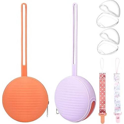 Pacifier Case,Pacifier Holder Case/Pacifier Holder/BPA Free Traveling Baby Essentials Set