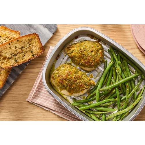 Baked Pesto Cheesy Chicken