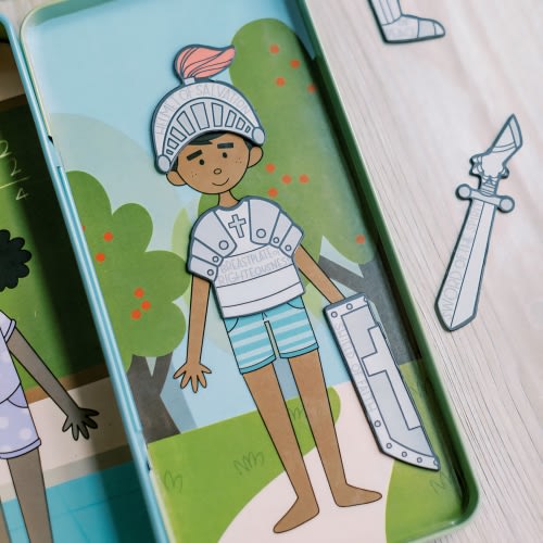 Armor of God Dress-Me Magnetic Tin – Tiny Theologians