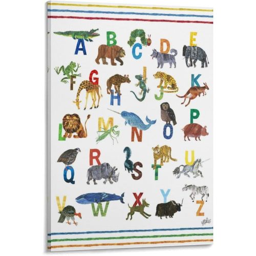 Eric Carle Prints Poster ABC Animal Alphabet