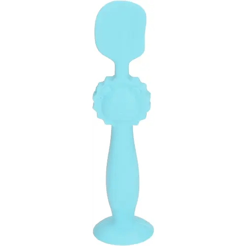 Diaper Cream Spatula, Mini Baby Bum Brush for Butt Paste Diaper Cream, Soft Silicone Baby Butt Cream Diaper Cream Applicator, Rash Cream Butt Paste Spatula Baby Necessities (Blue)