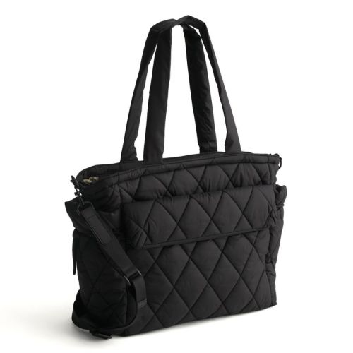 Vera Bradley Women's Featherweight Welland Diaper Bag Tote Bag Moonless Night
