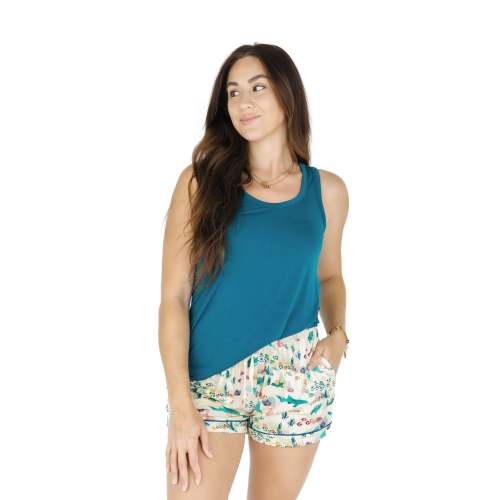 Coral Reef Womens Bamboo Pajama Shorts – Emerson and Friends