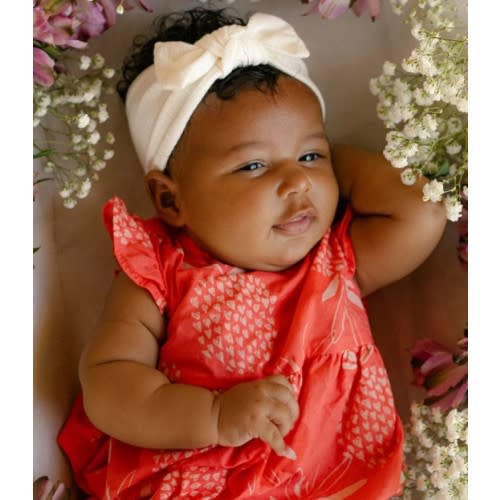 Newborn Satin Lined Bow Headband Gift Set – Aarin & Co. - S/M