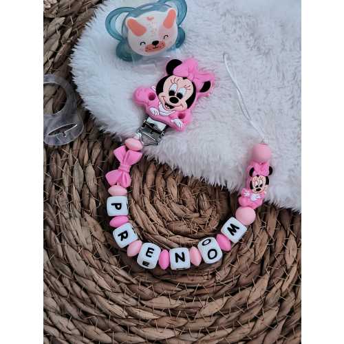 Personalized Minnie Mouse pacifier clip, personalized pacifier clip, personalized pen clip with name, pacifier clip, pacifier clip, baby gift