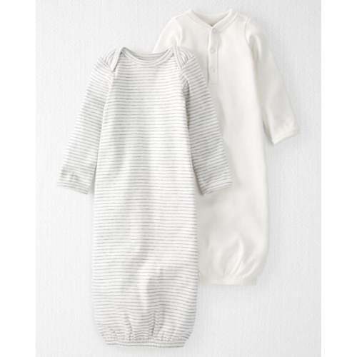 Baby 2-Pack Organic Cotton Rib Sleeper Gowns - Little Planet | Carter's