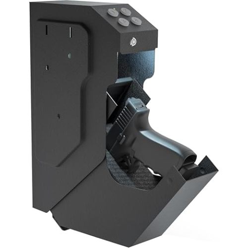 VERPROOF Keypad Bedside Gun Safe for Handgun, Quick Access Pistol Safe