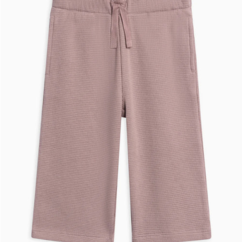 Clove Waffle Knit Straight Leg Pants