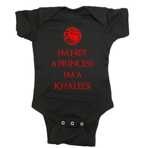 Game of Thrones Baby Onesie "I'm Not A Khaleesi" Bodysuit Baby Clothes
