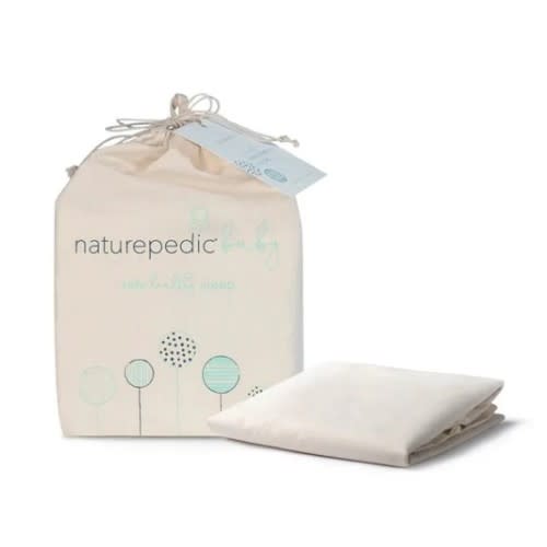 Organic Cotton Waterproof Fitted Crib Mattress Pad