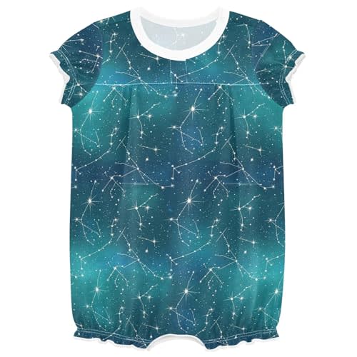 Baby Girls Bubble Rompers Summer Bodysuit Lantern Sleeve One Piece Clothes Outfits for Newborn Infant 0-24 Months