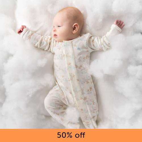 tortoise and hare organic cotton magnetic parent favorite footie