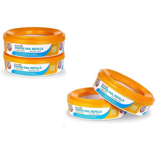 Munchkin Arm and Hammer Diaper Pail Refill Rings, 1088 Count