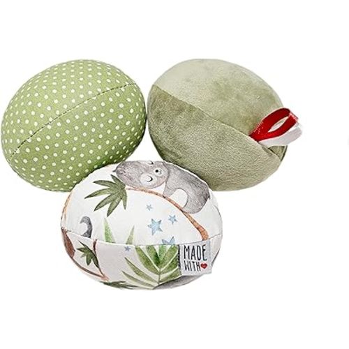 Handmade Mamaroo Balls Replacement Toy Balls for Mamaroo 4moms swing Removable Toy Balls with Crinkle Rattle Sounds (new 2022 model (5 points belt system))