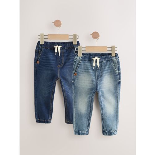 Jogger Jeans With Comfort Stretch 2 Pack (3mths-7yrs)
