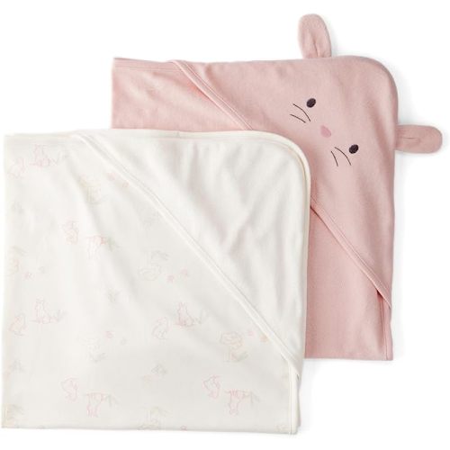 Carter's Baby Hooded Towel (2-pk Ivory/Pink)
