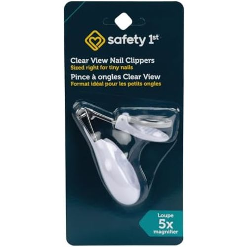 Safety 1st Clear View Baby Nail Clippers, Grey