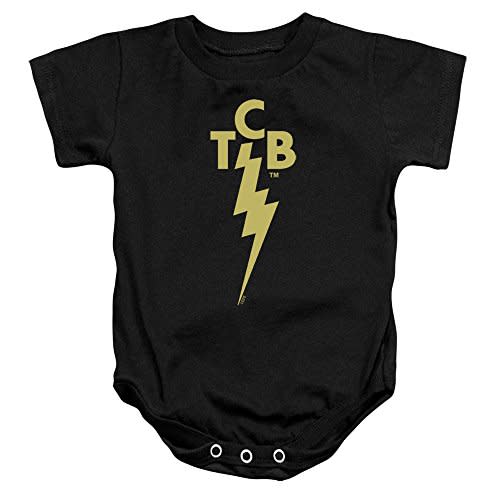 Elvis Presley Boys' TCB Logo Bodysuit Black