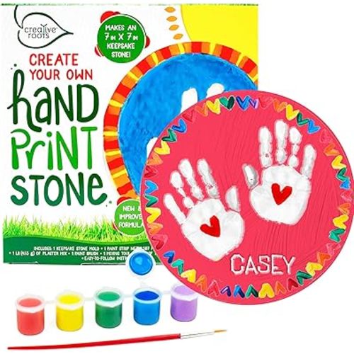Creative Roots Create Your Own Handprint Stone by Horizon Group USA