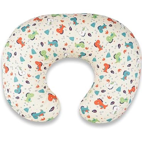 Nursing Pillow Cover, 100% Cotton Ultra Soft & Breathable, Standard Size for Breastfeeding Pillows, Machine Washable & Hypoallergenic Baby Cover,Cover Only (1 Pcs)