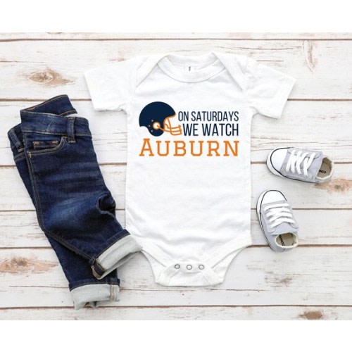 Auburn Onesie Sports Team Onesie College Football Onesie - Etsy