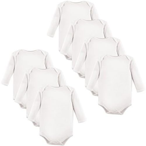 Luvable Friends baby-girls Cotton Long-sleeve Bodysuits