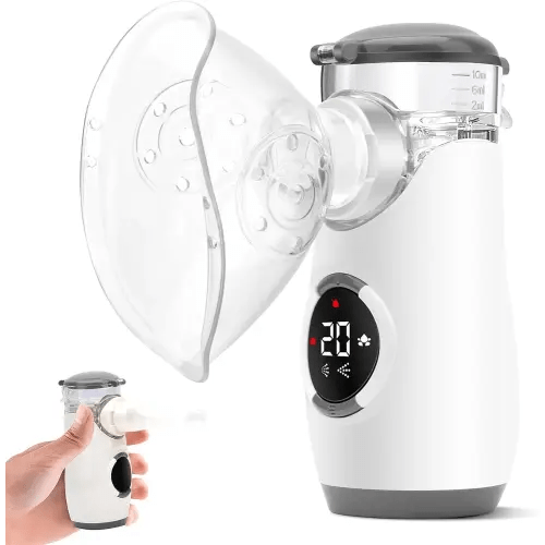 Nebulizer - Portable Nebulizer for Adults and Kids, Nebulizer Machine with Intuitive LED Interface, Nebulizer for Home and Travel Use