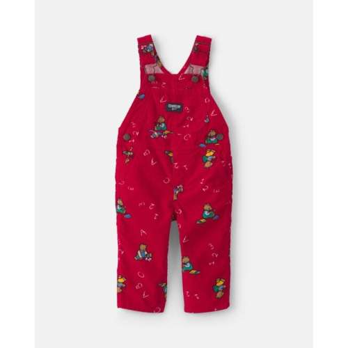 Baby Bear Corduroy Overalls - Red - OshKosh B'gosh | Carter's