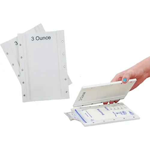 Magnetic Breastmilk Freeze Flat Trays - Breastpump Accessory to Freeze Breast Milk Storage Bags Flat - (for Lansinoh, Up&Up, & Avent, 3oz Tray Set (3 or 6oz))