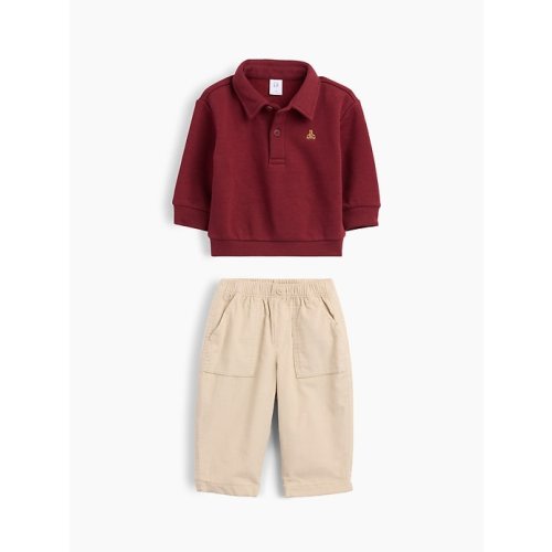 Baby VintageSoft Polo Outfit Set