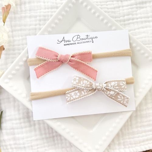 Baby Headband Set Baby Bow Headband Baby Girl Shower Gift