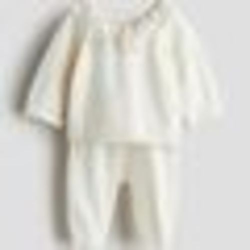 2-Piece Pointelle-Knit Set