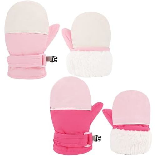 ENBAOHUI Baby Gloves Toddler Snow Glove Waterproof Mittens Fleece Lined Winter Warm Kids Snow Infant Ski Mitten