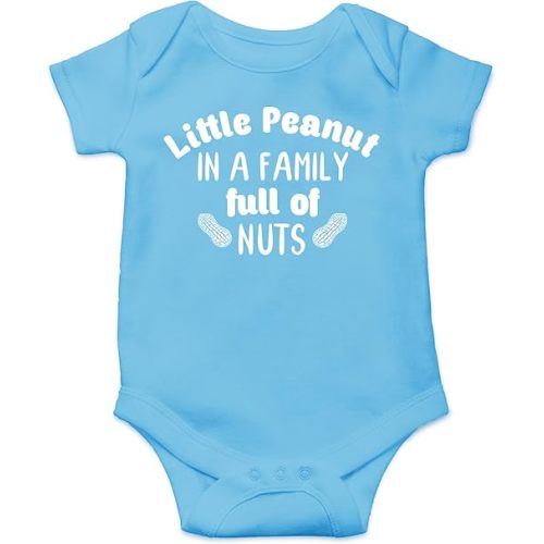 CBTwear Little Peanut Baby Bodysuit - Adorable Boy Girl Romper Clothing Funny Cute Infant Outfit Unisex