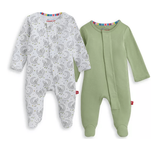 Magnetic Me Footie (2-Pack) -- Multi (0-3M)