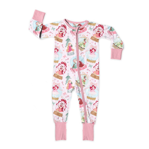 Enchanted Christmas Globes Zipper Sleeper **PreOrder** – Six Southern Babes