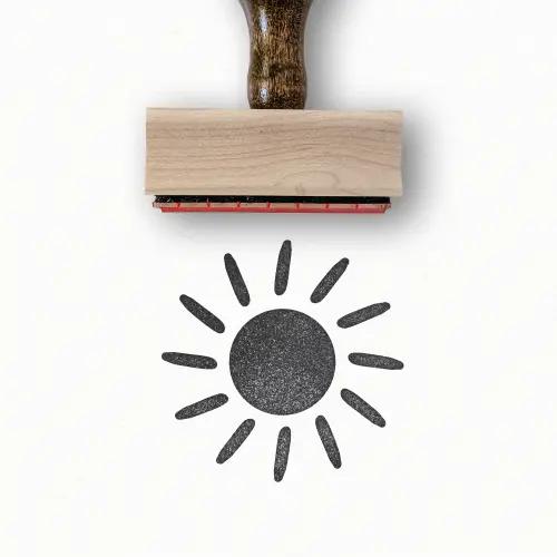 Rubber Stamp - Simple Shapes - Sunshine Sun — Modern Maker Stamps