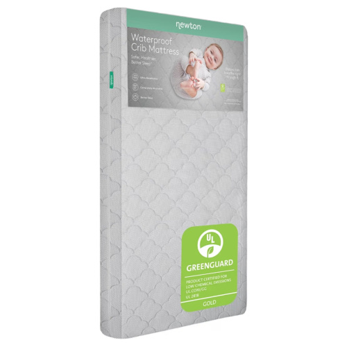 Newton Baby Waterproof Crib Mattress, Breathable & Washable - White