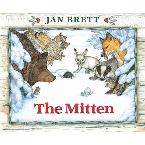 Jan Brett, Children’s Book, The Mitten 20th Anniversary Hardcover